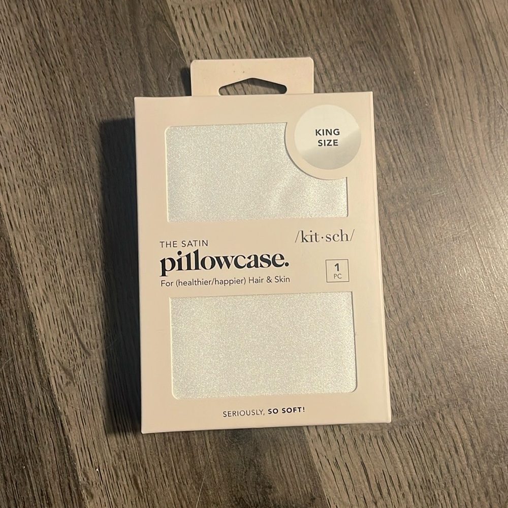 Kitsch satin pillow case